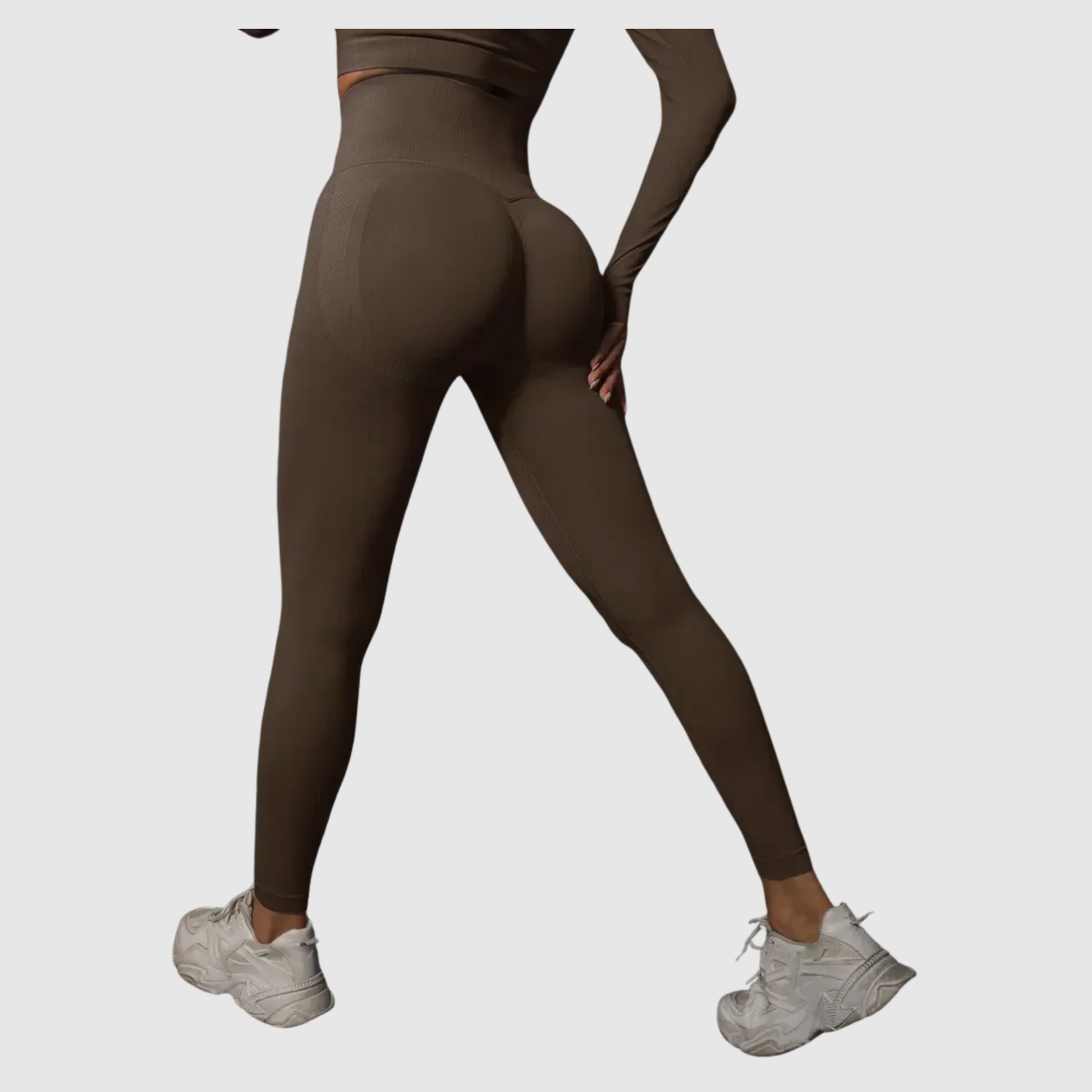 Legging Push Up Sans Couture Taille Haute Femme