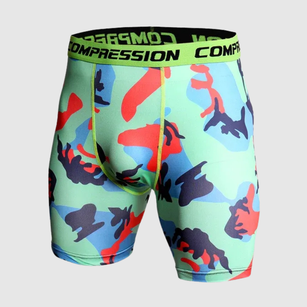 Men's Camouflage Sport Compression Shorts 
