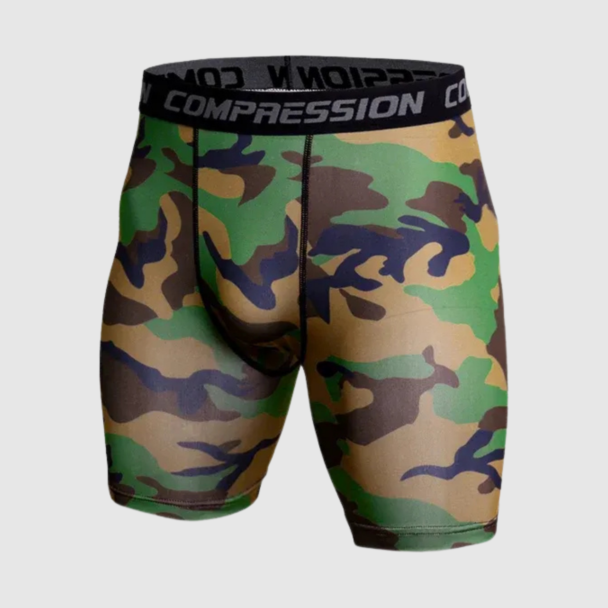 Men's Camouflage Sport Compression Shorts 