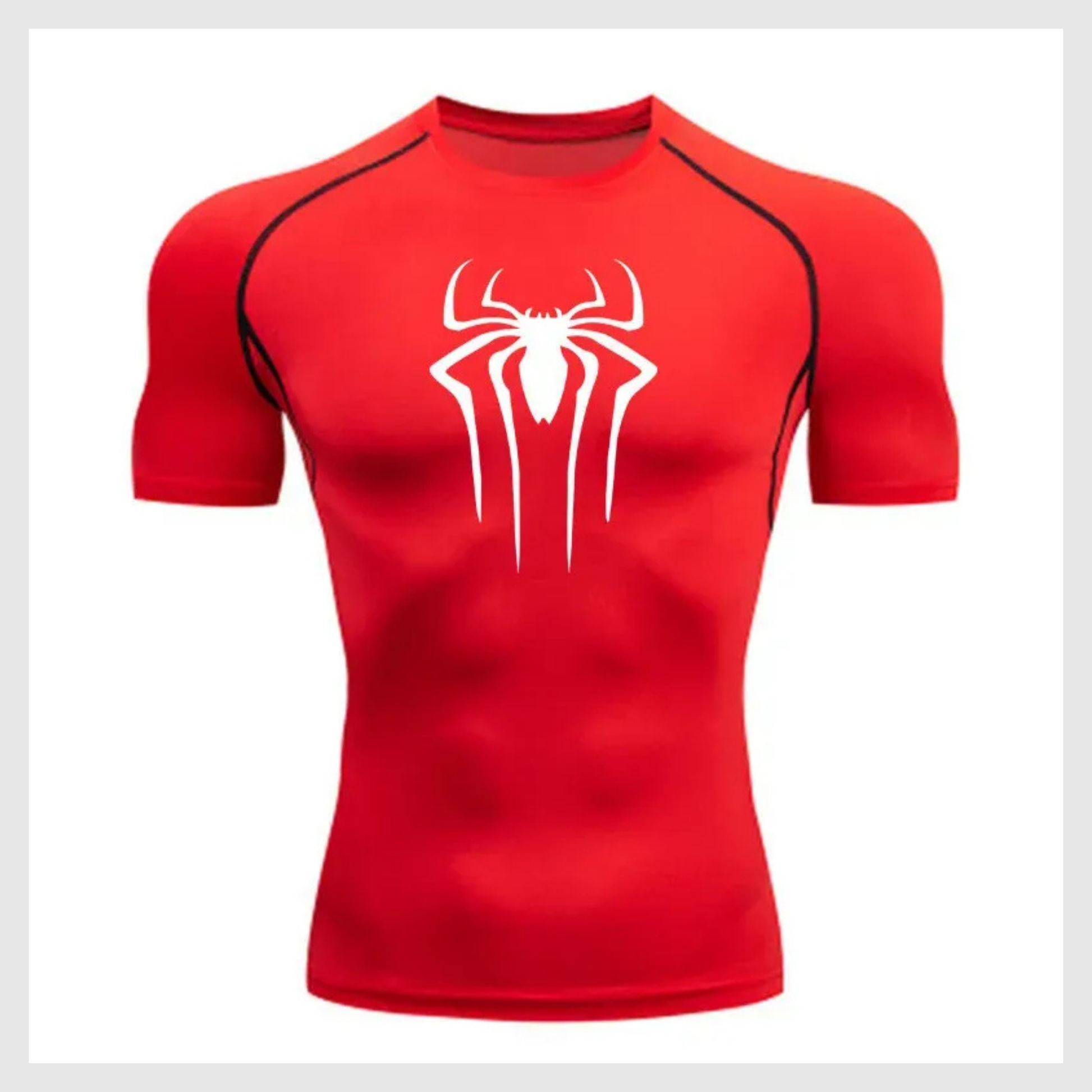 Men's Short Sleeve Rashguard Compression T-shirt 