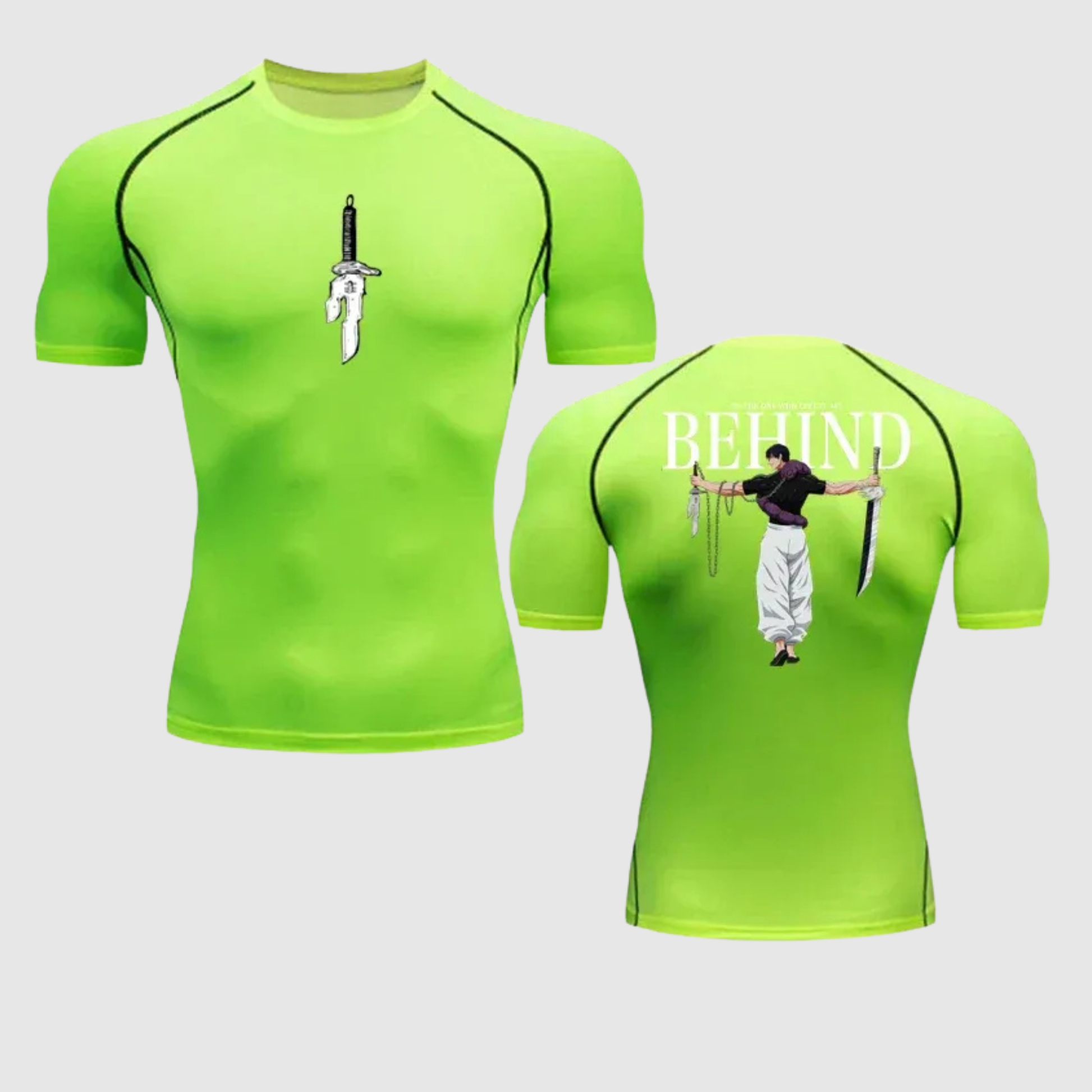 Men's Short Sleeve Rashguard Compression T-shirt 
