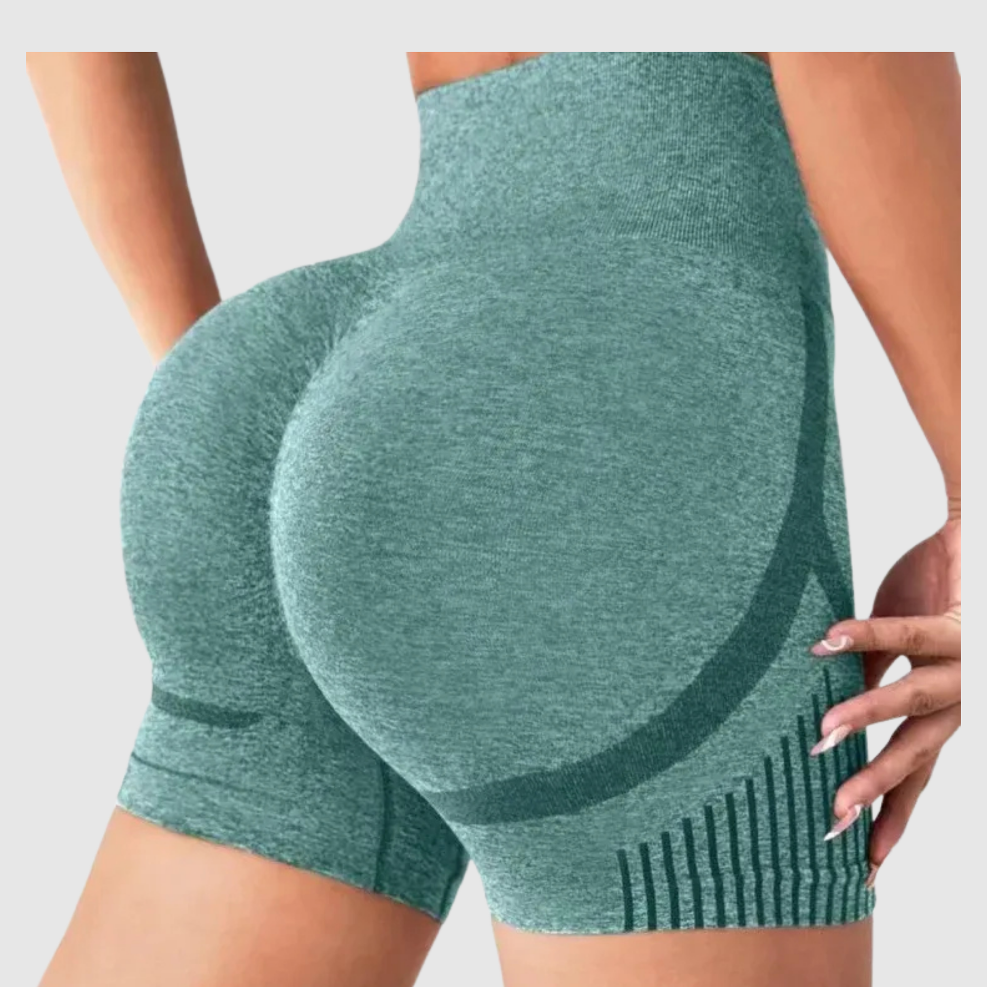 Women's High Waist Push Up Fitness Shorts