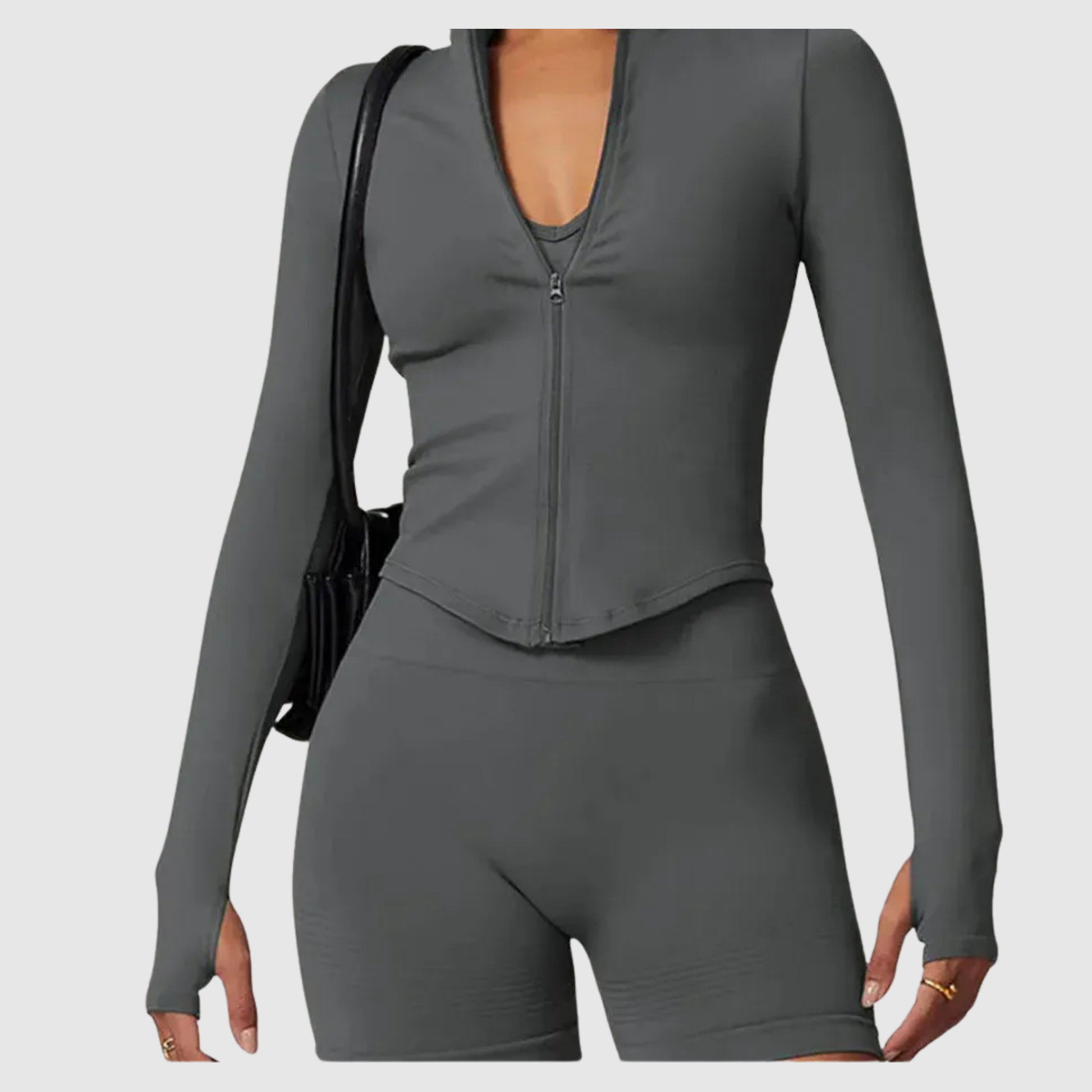 Women's Long Sleeve Zip Sport Jacket