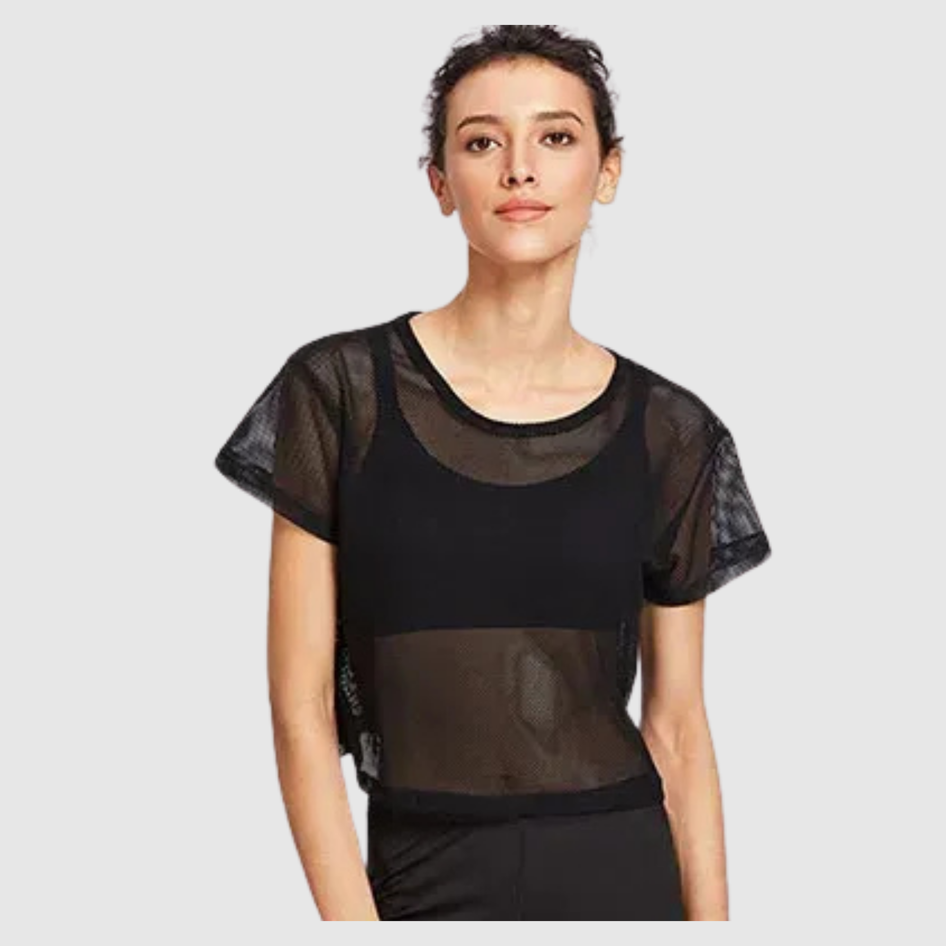 Women's Quick Dry Sports Mesh Yoga Top