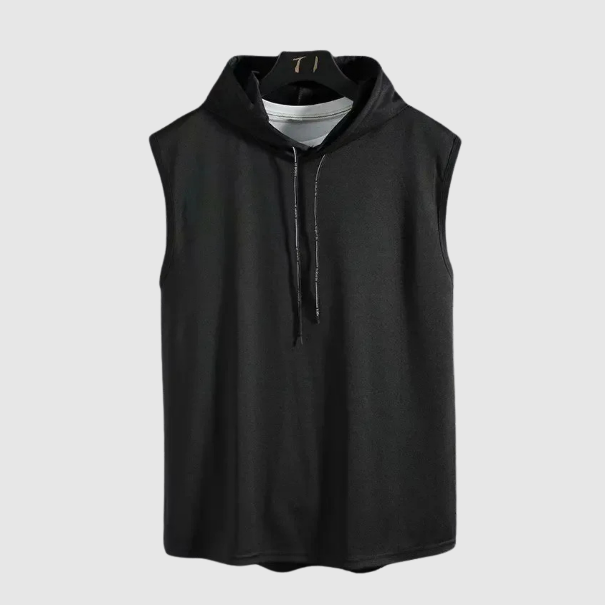 Men's Sleeveless Hooded Tank Top 