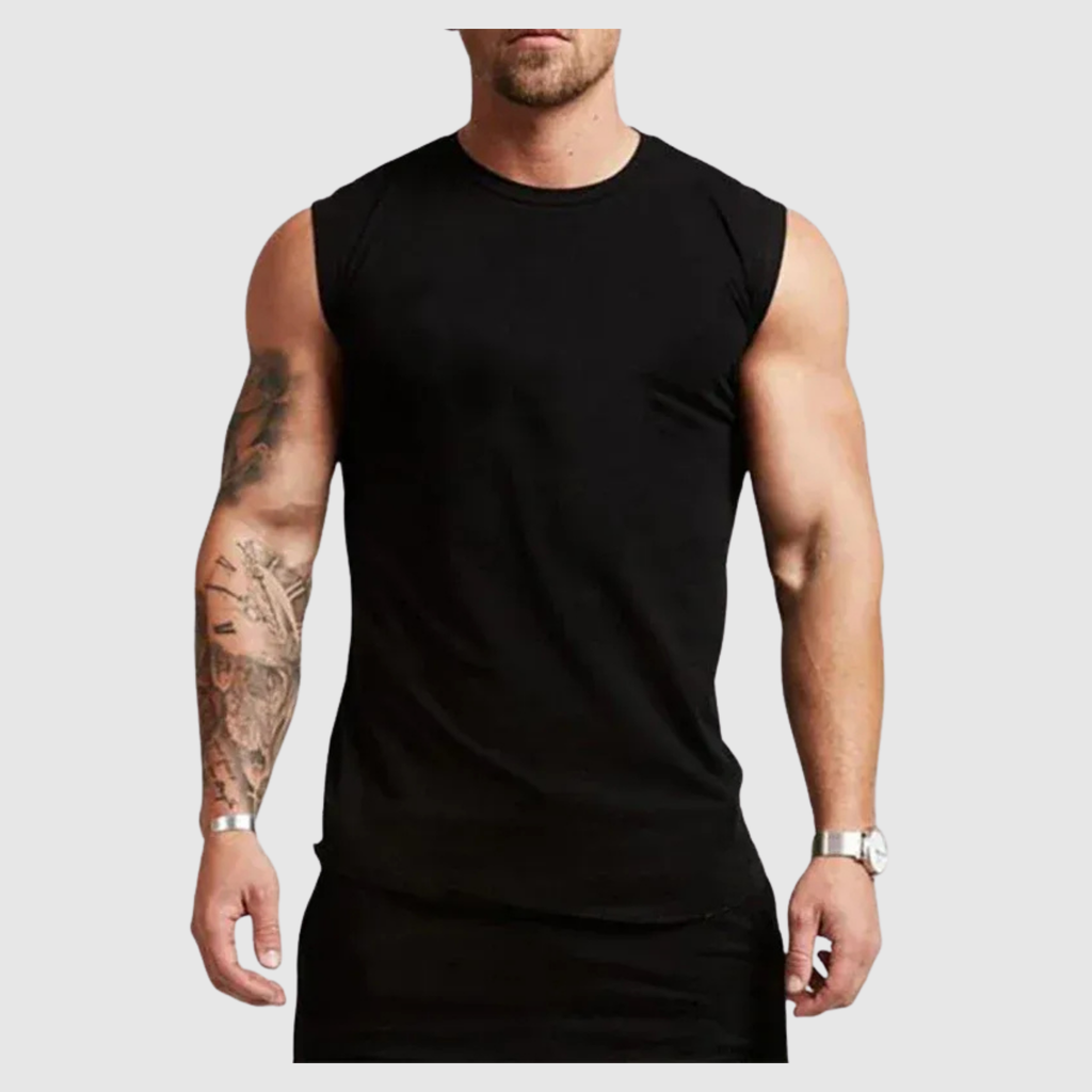 Men's Sleeveless Cotton Tank Top 