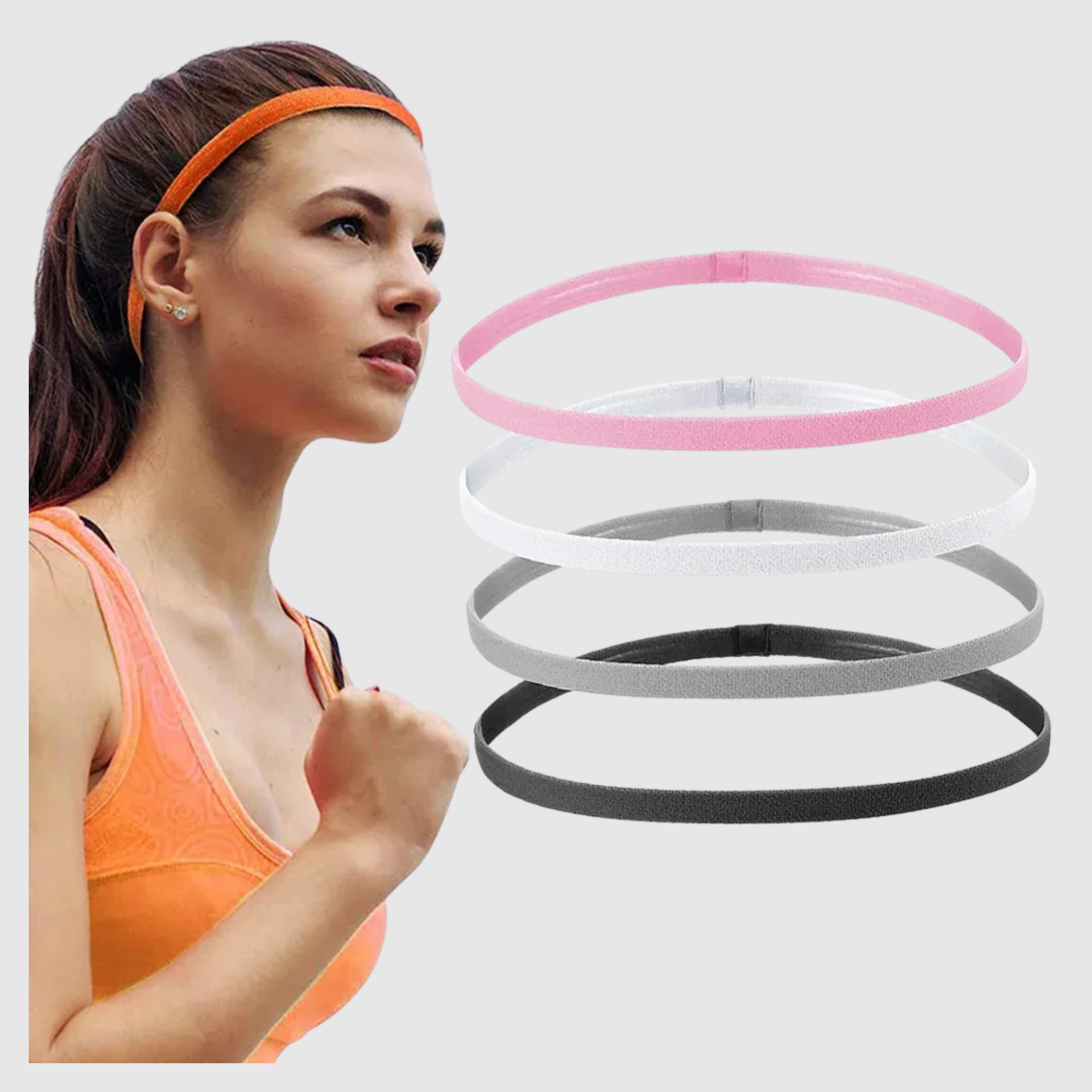 Sport Hair Elastics Pack of 4