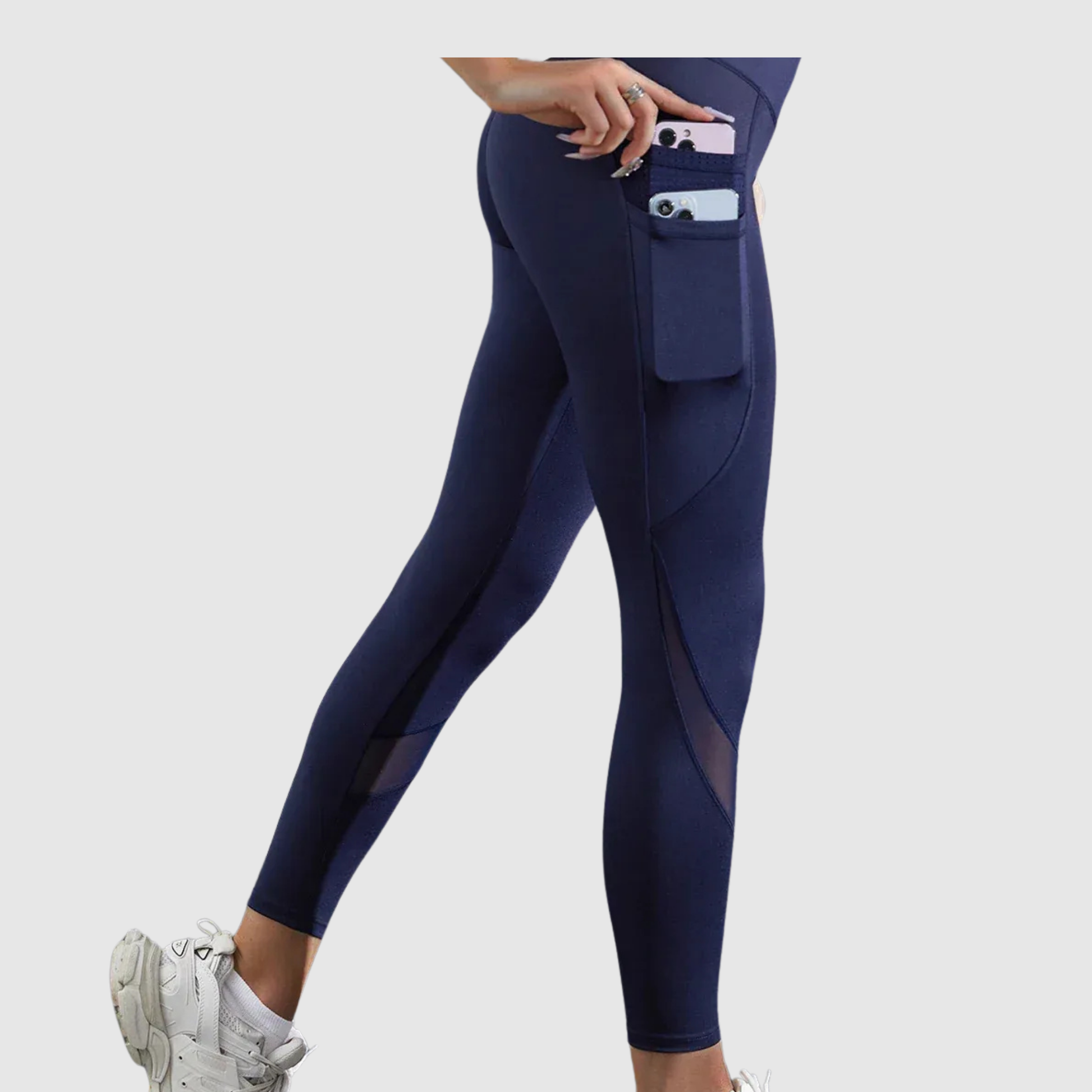 Women's High Waisted Double Pocket Sports Leggings