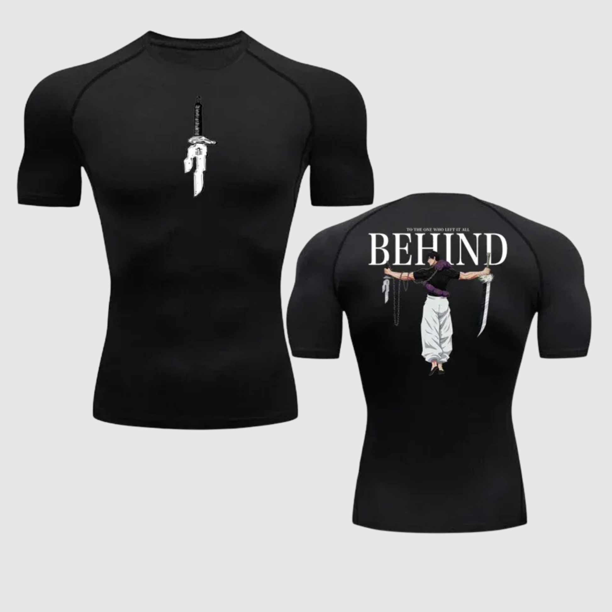 Men's Short Sleeve Rashguard Compression T-shirt 