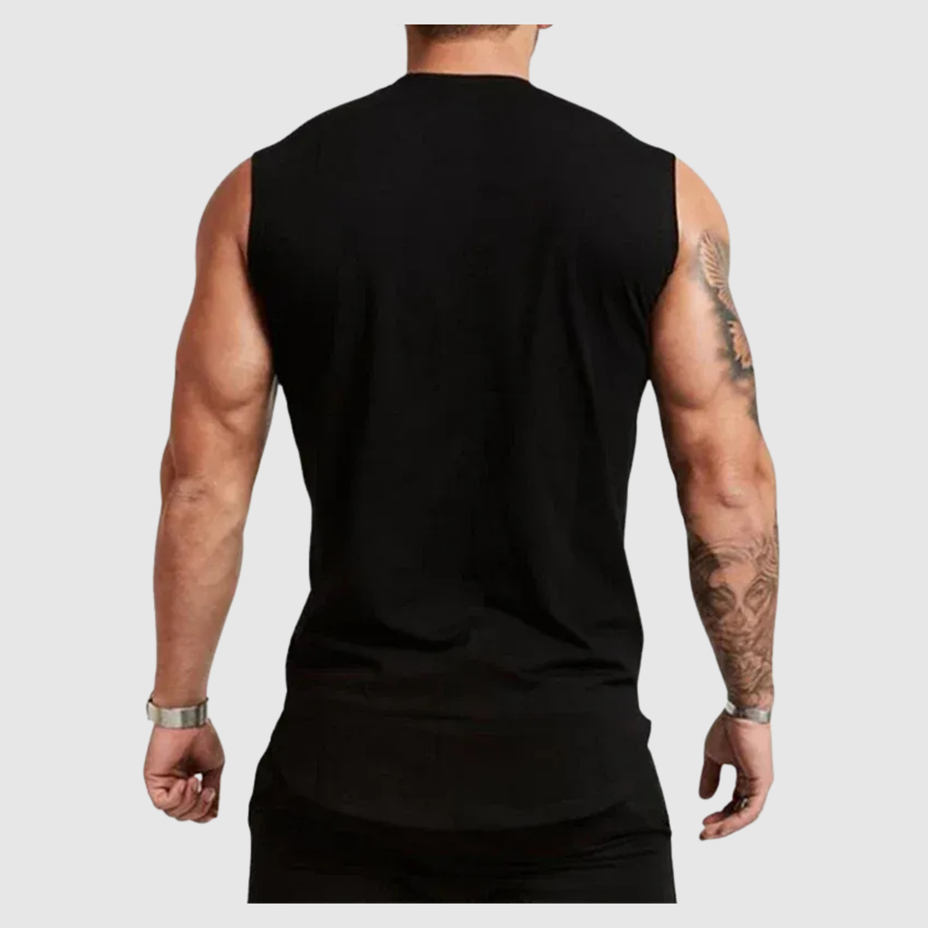 Men's Sleeveless Cotton Tank Top 