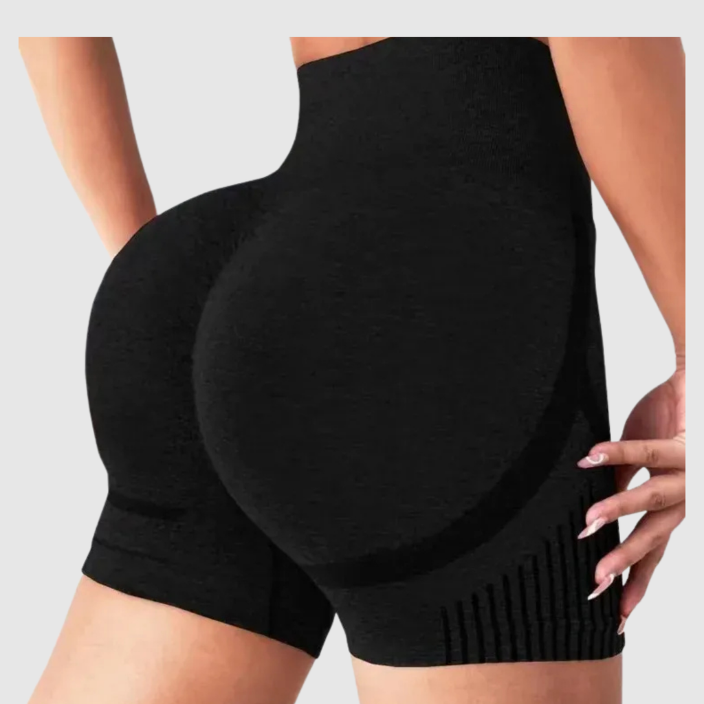 Women's High Waist Push Up Fitness Shorts