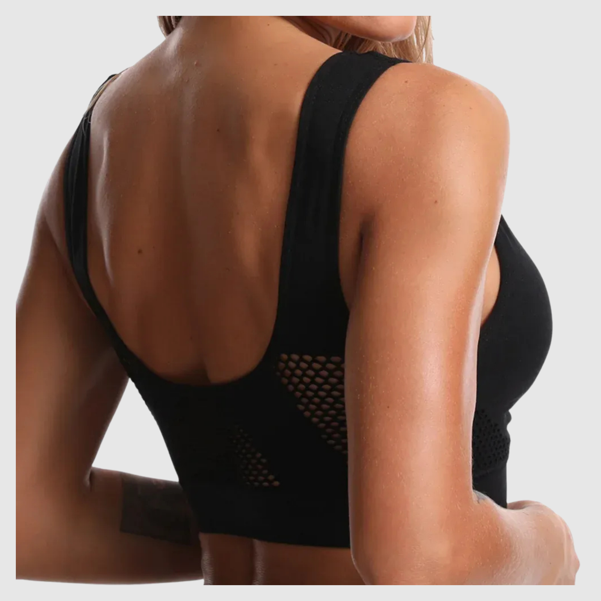 Women's Seamless Mesh Sports Bra 