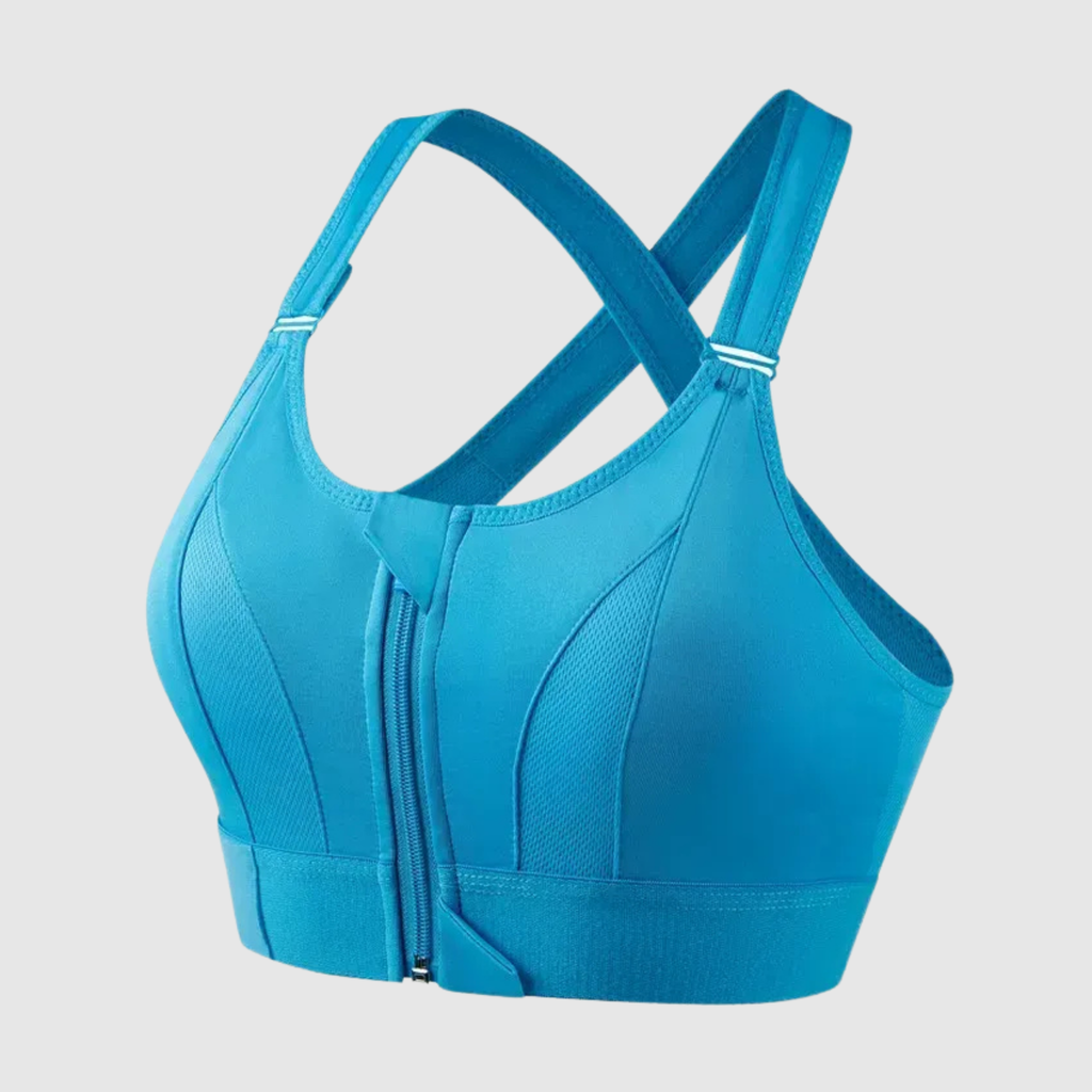 Women's Sports Bra Front Closure Adjustable Back Strap 