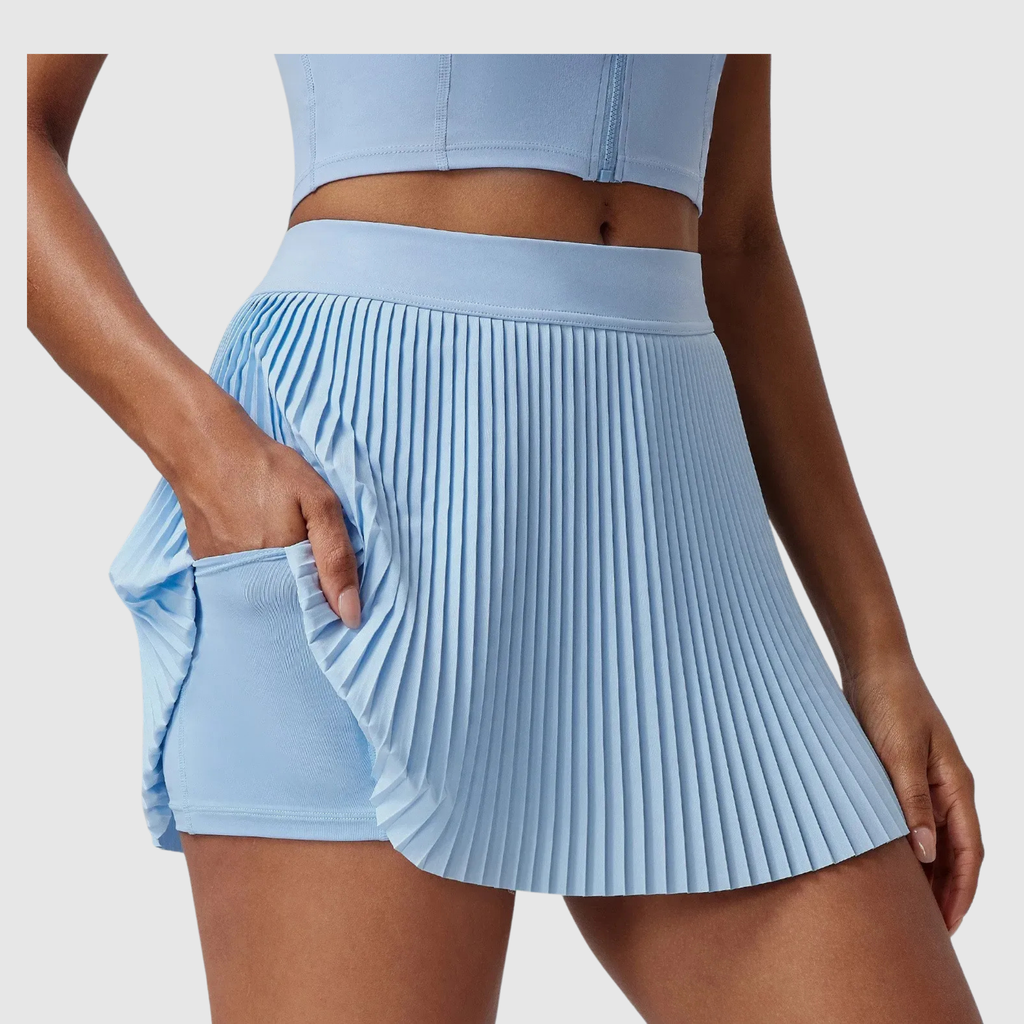 Women's Tennis Sport Pockets Skirt Shorts