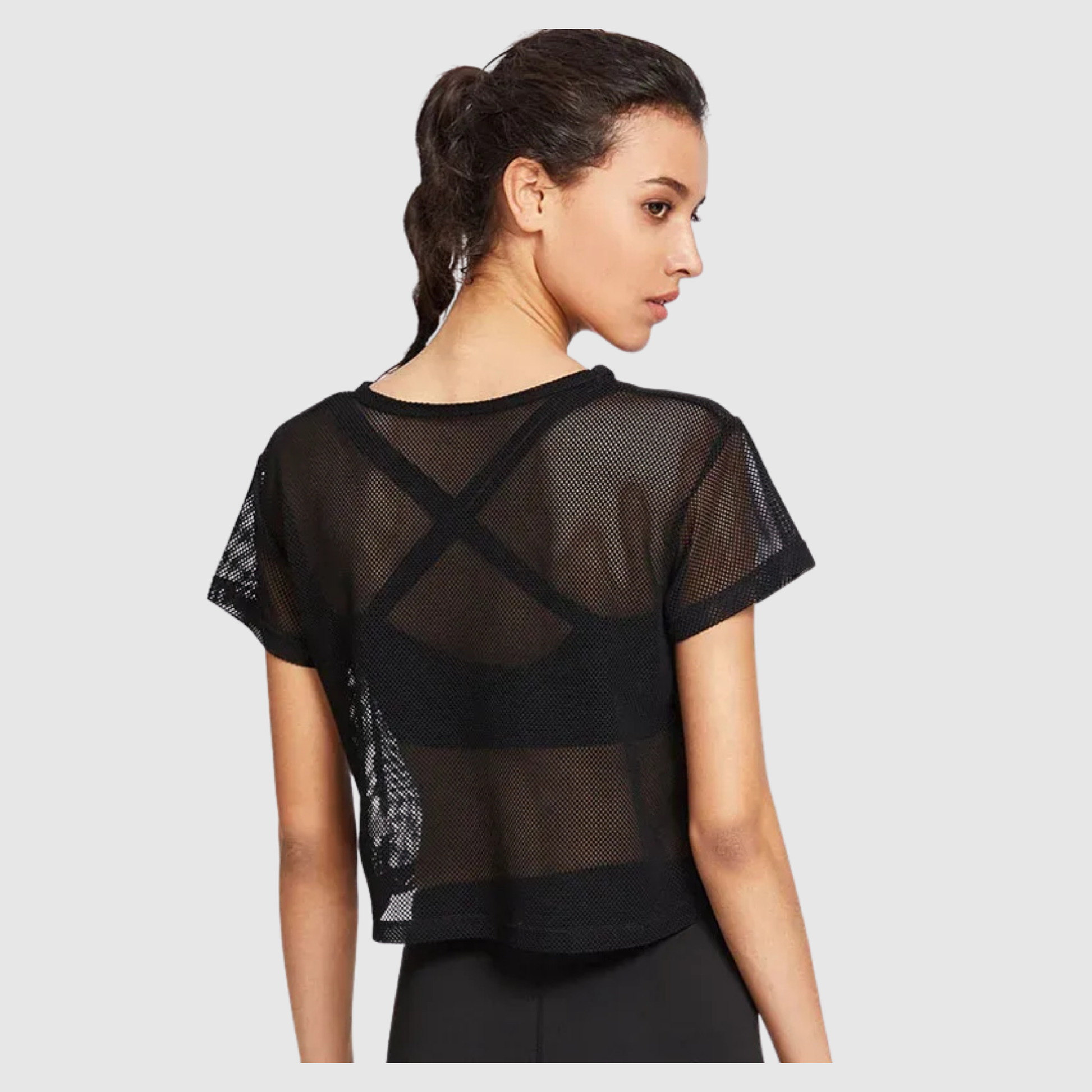 Women's Quick Dry Sports Mesh Yoga Top