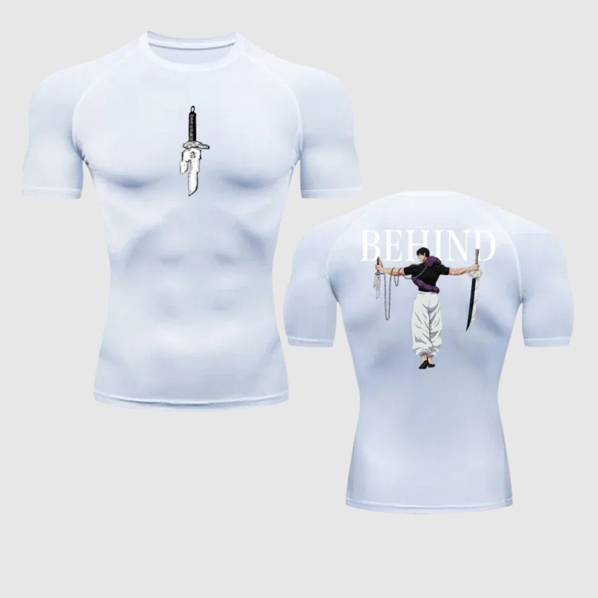 Men's Short Sleeve Rashguard Compression T-shirt 