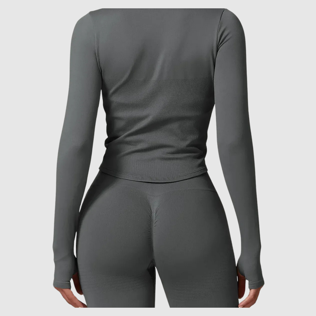 Women's Long Sleeve Zip Sport Jacket