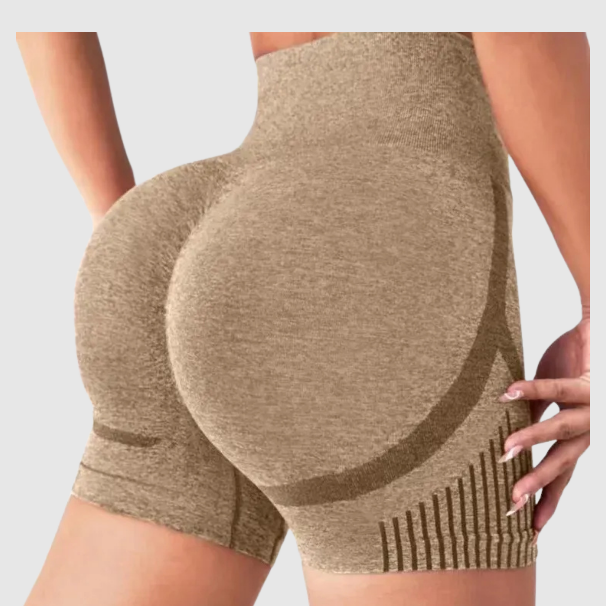 Women's High Waist Push Up Fitness Shorts