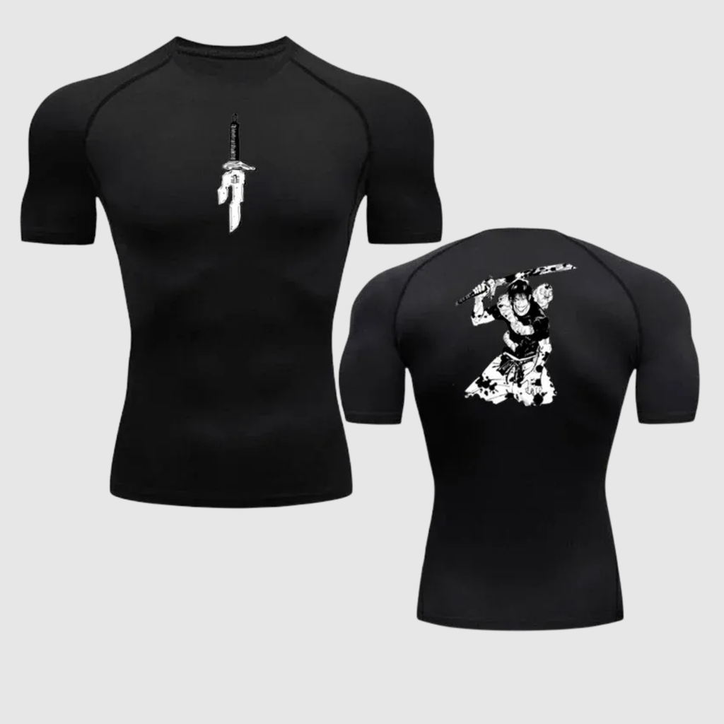 Men's Short Sleeve Rashguard Compression T-shirt 