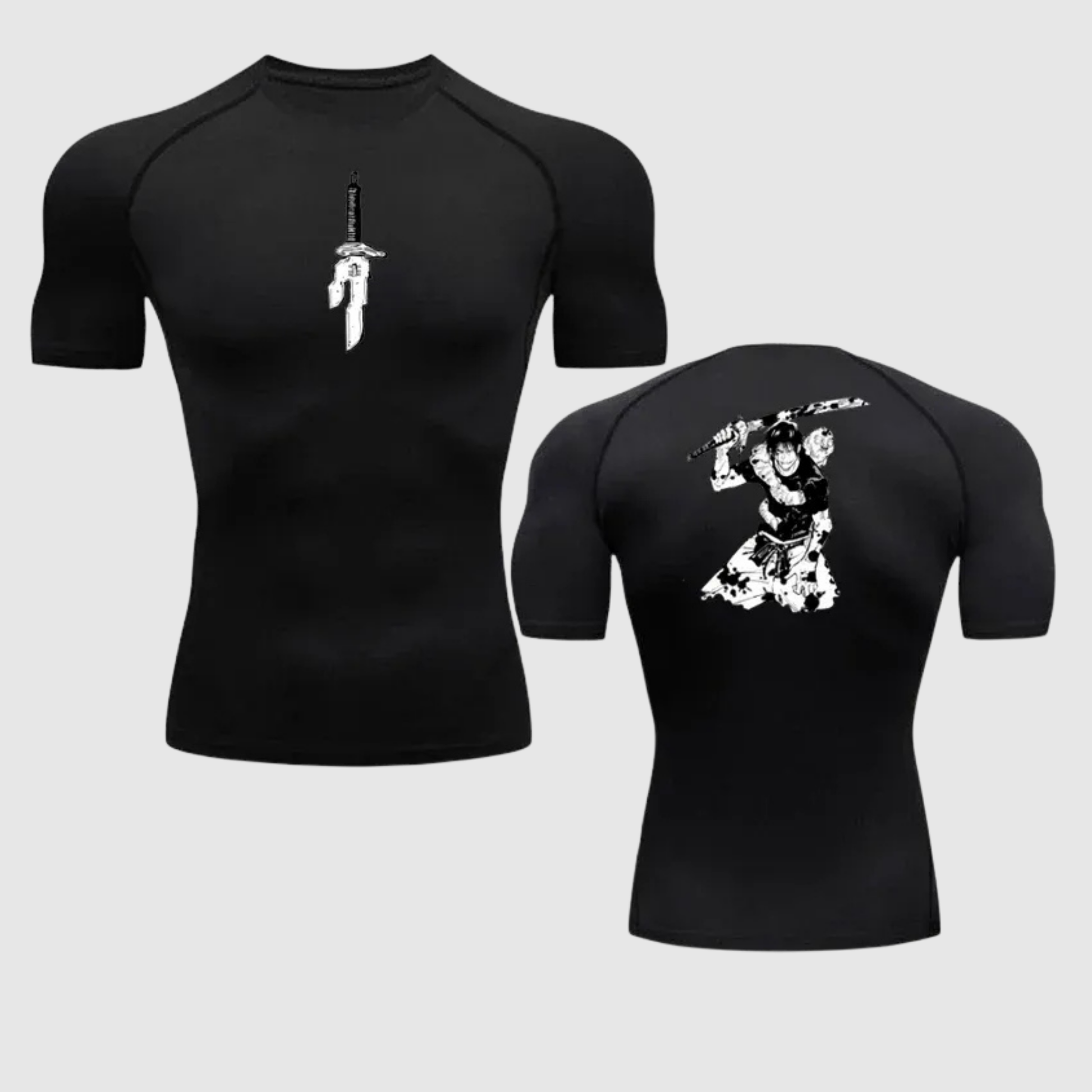 Men's Short Sleeve Rashguard Compression T-shirt 