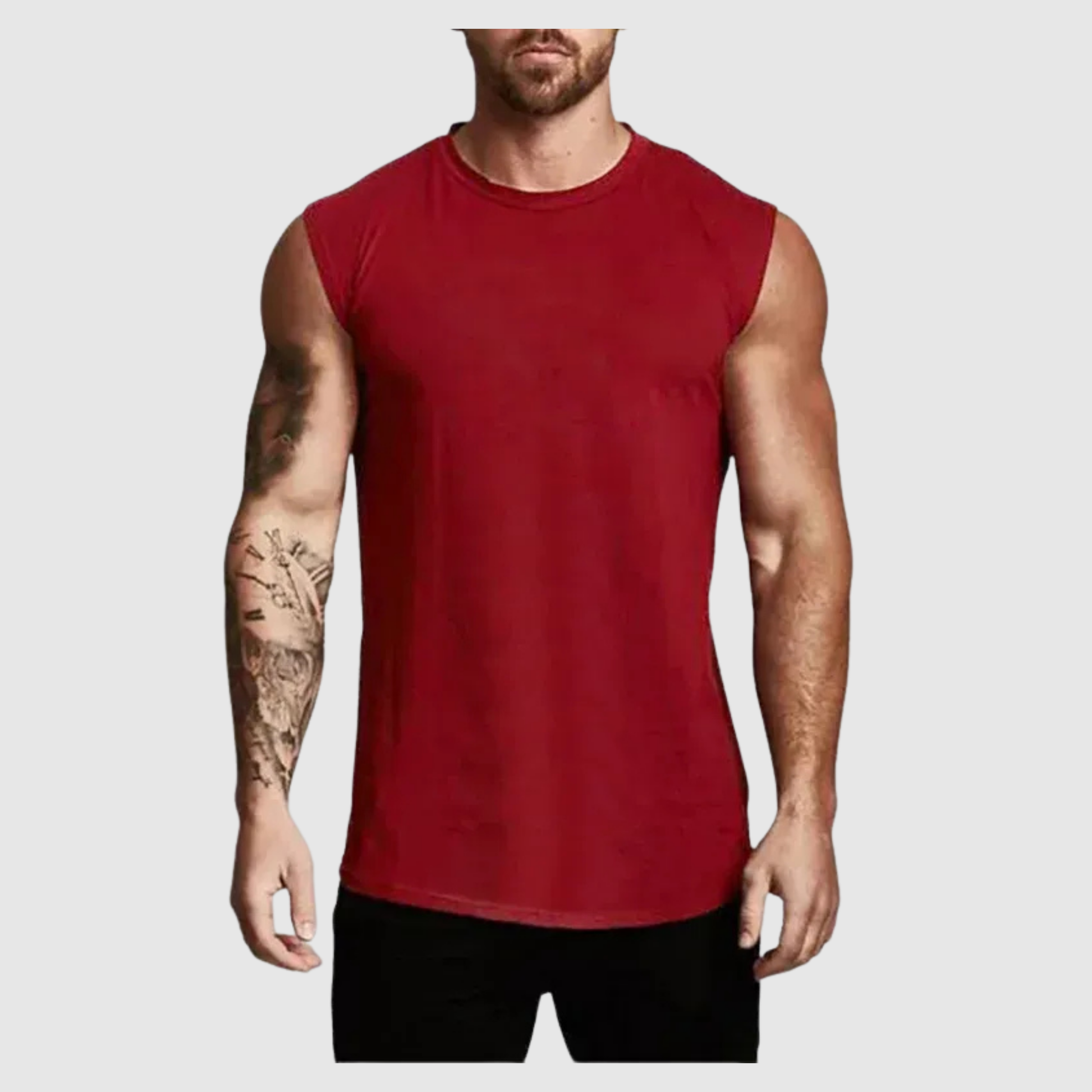Men's Sleeveless Cotton Tank Top 