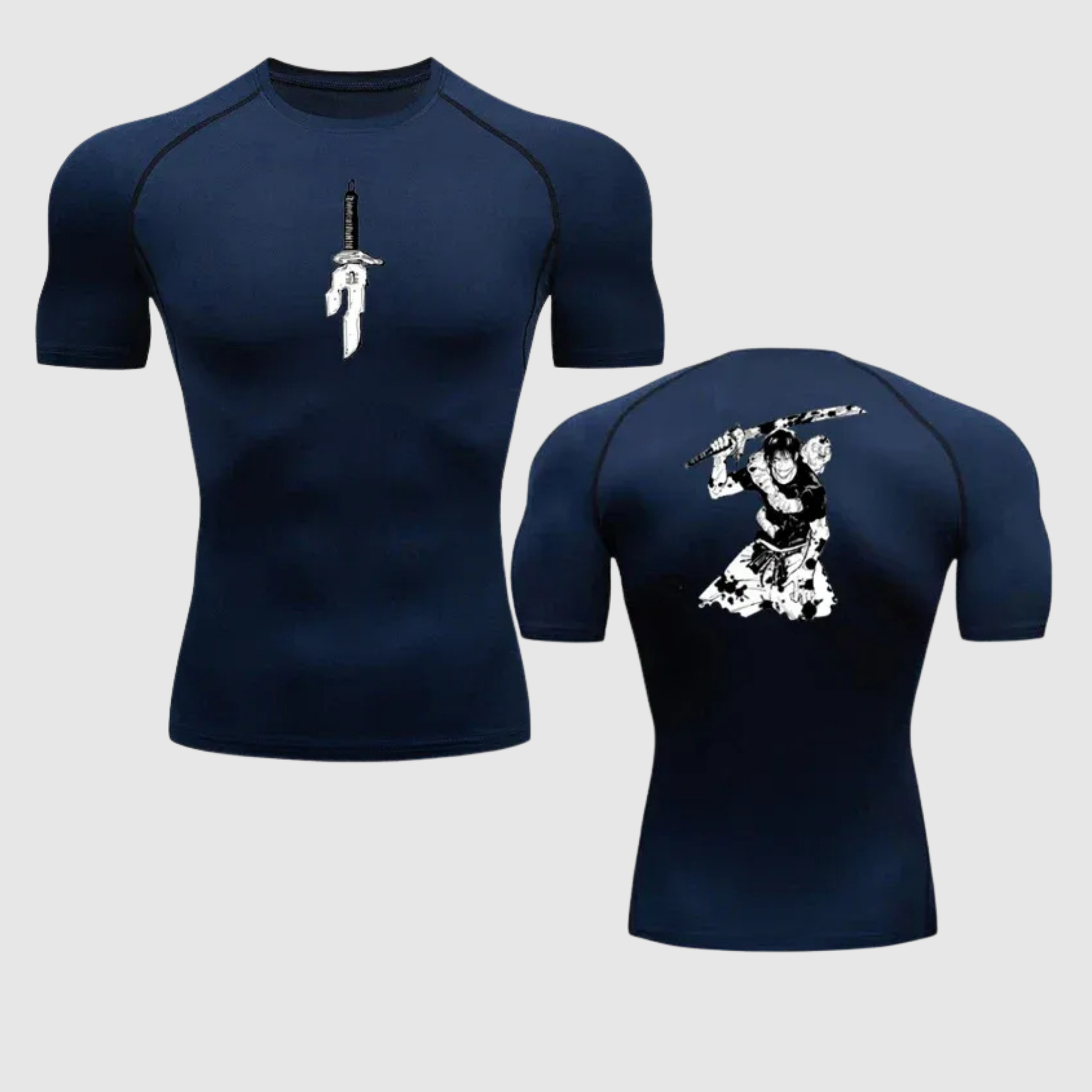 Men's Short Sleeve Rashguard Compression T-shirt 