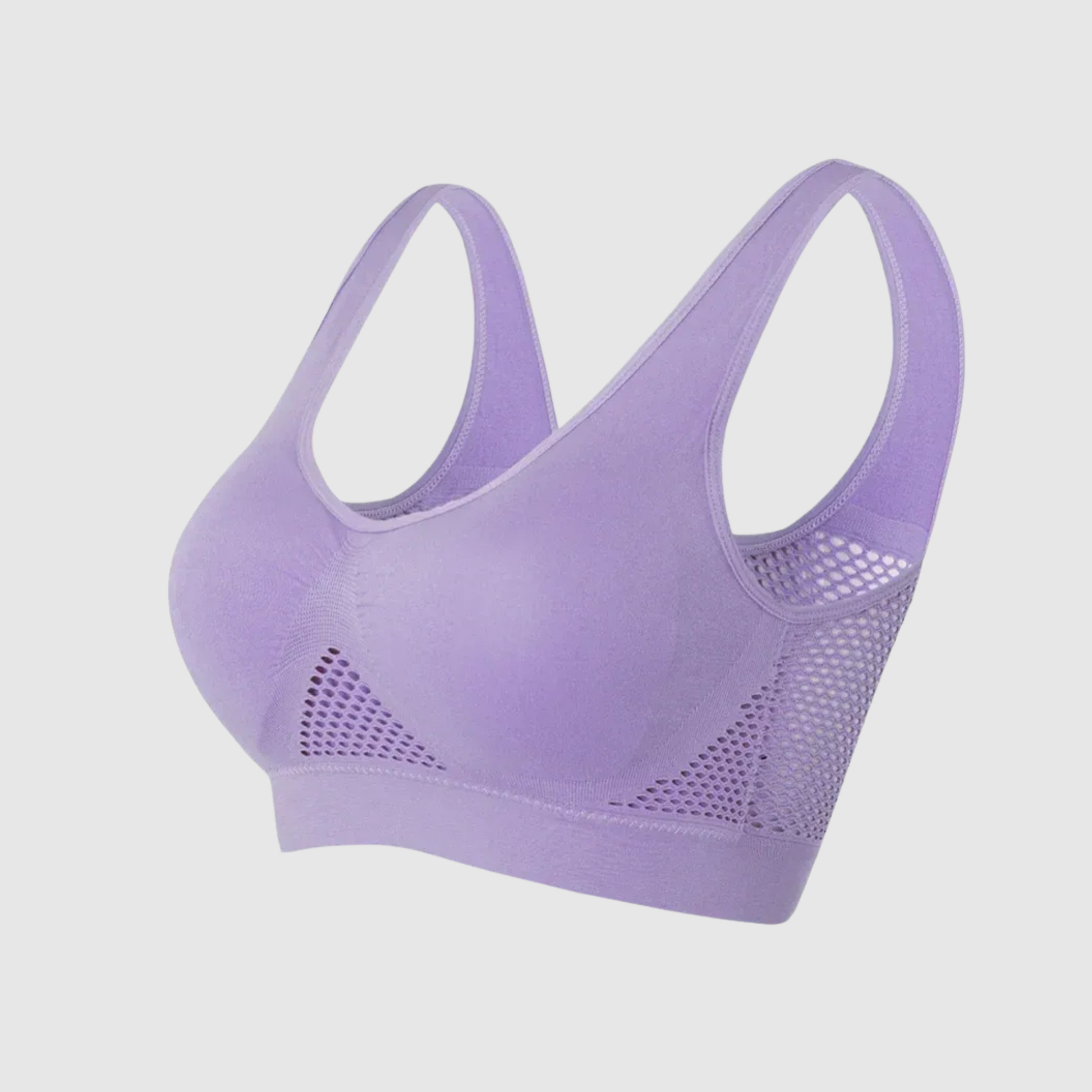 Women's Seamless Mesh Sports Bra 