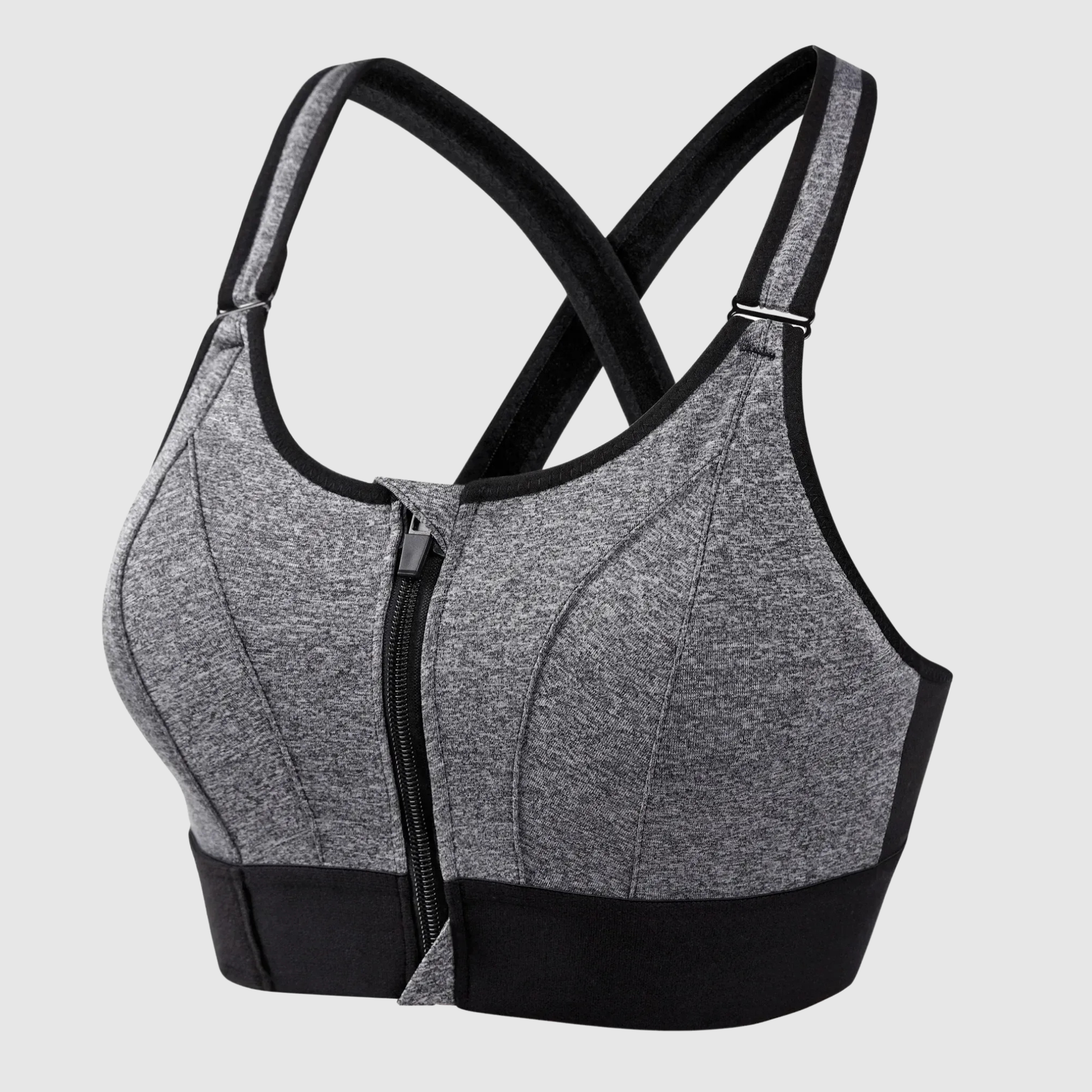 Women's Sports Bra Front Closure Adjustable Back Strap 