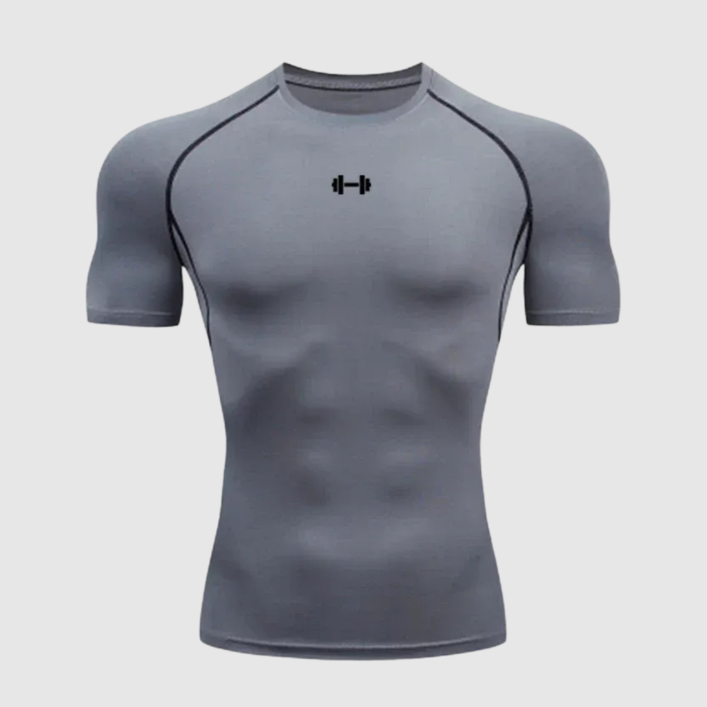 Men's Short Sleeve Rashguard Compression T-shirt 