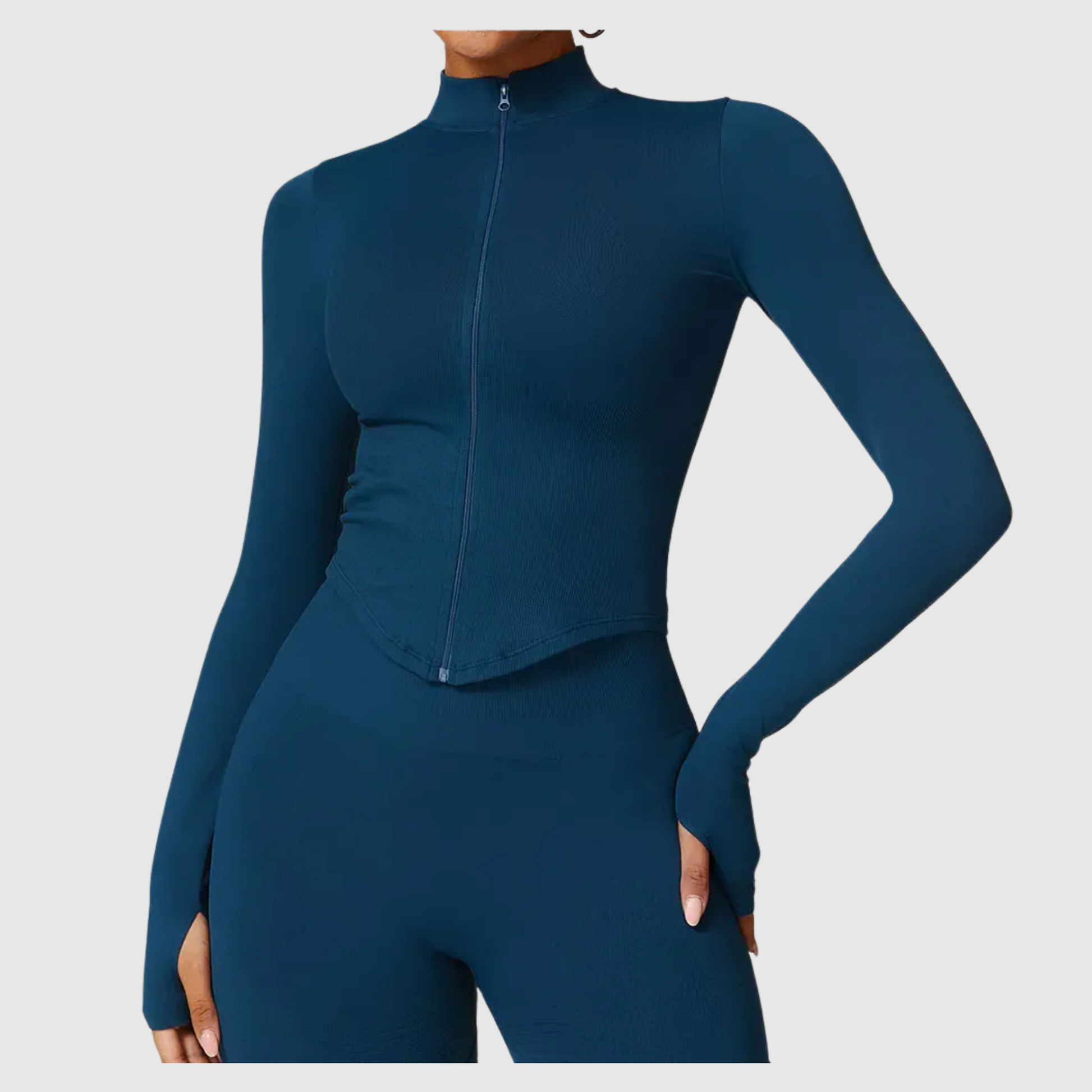 Women's Long Sleeve Zip Sport Jacket