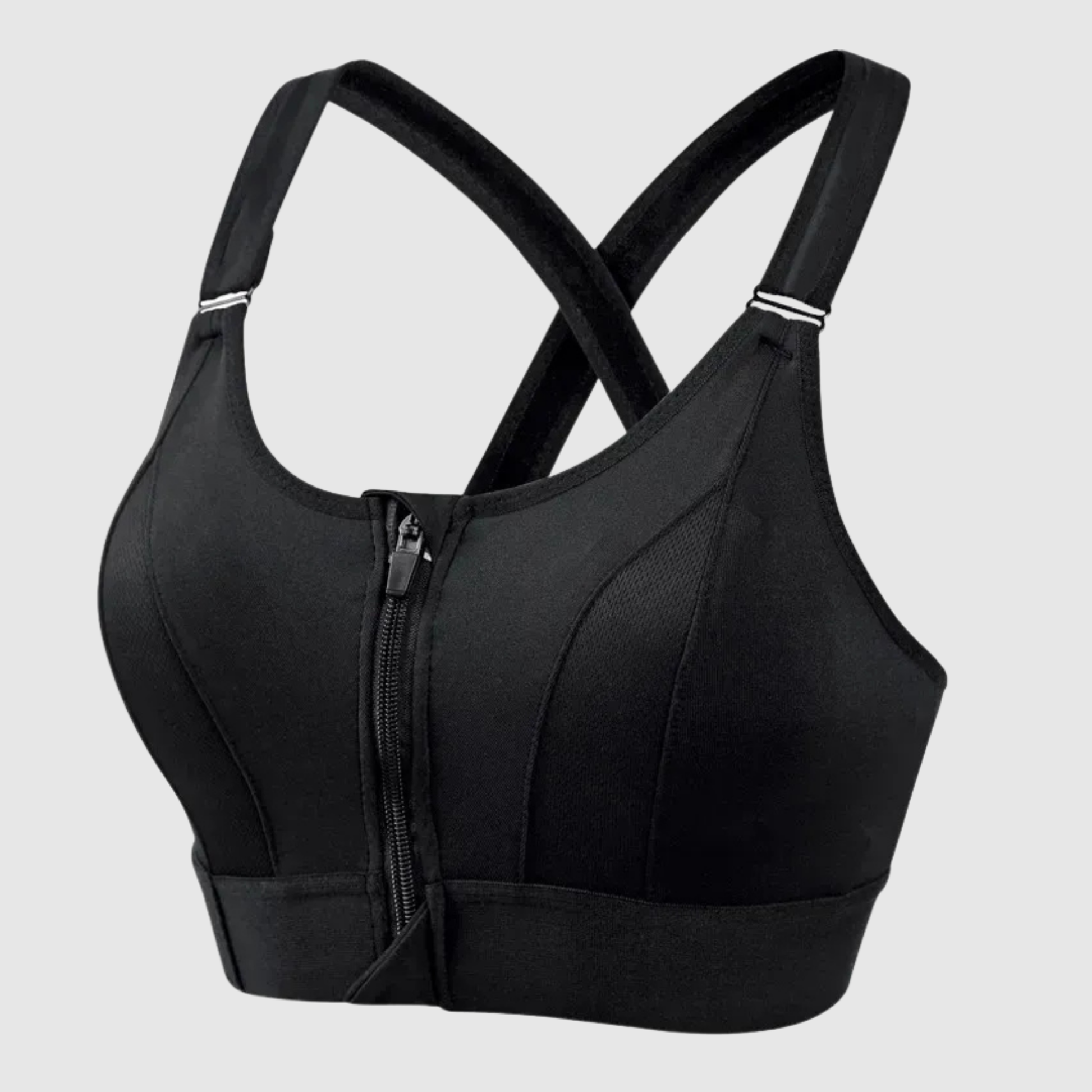 Women's Sports Bra Front Closure Adjustable Back Strap 