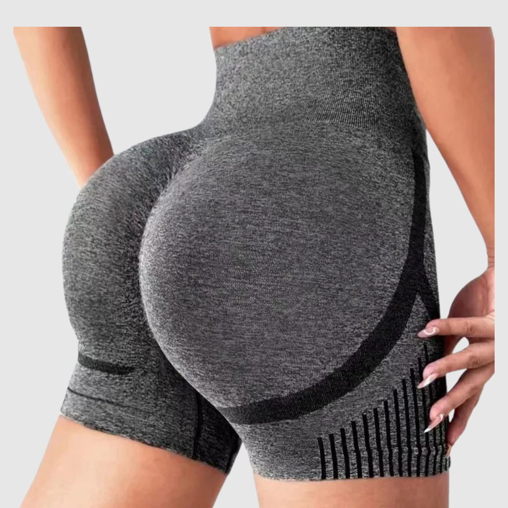 Women's High Waist Push Up Fitness Shorts