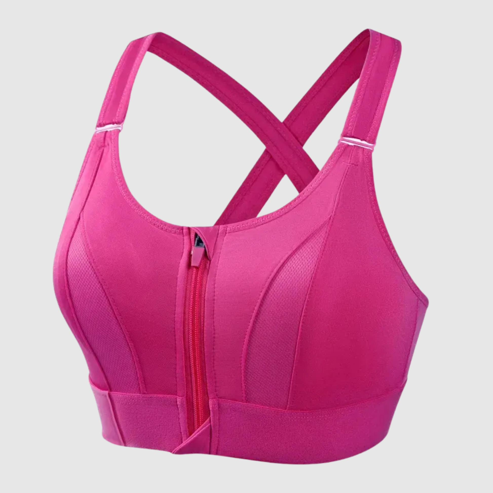 Women's Sports Bra Front Closure Adjustable Back Strap 