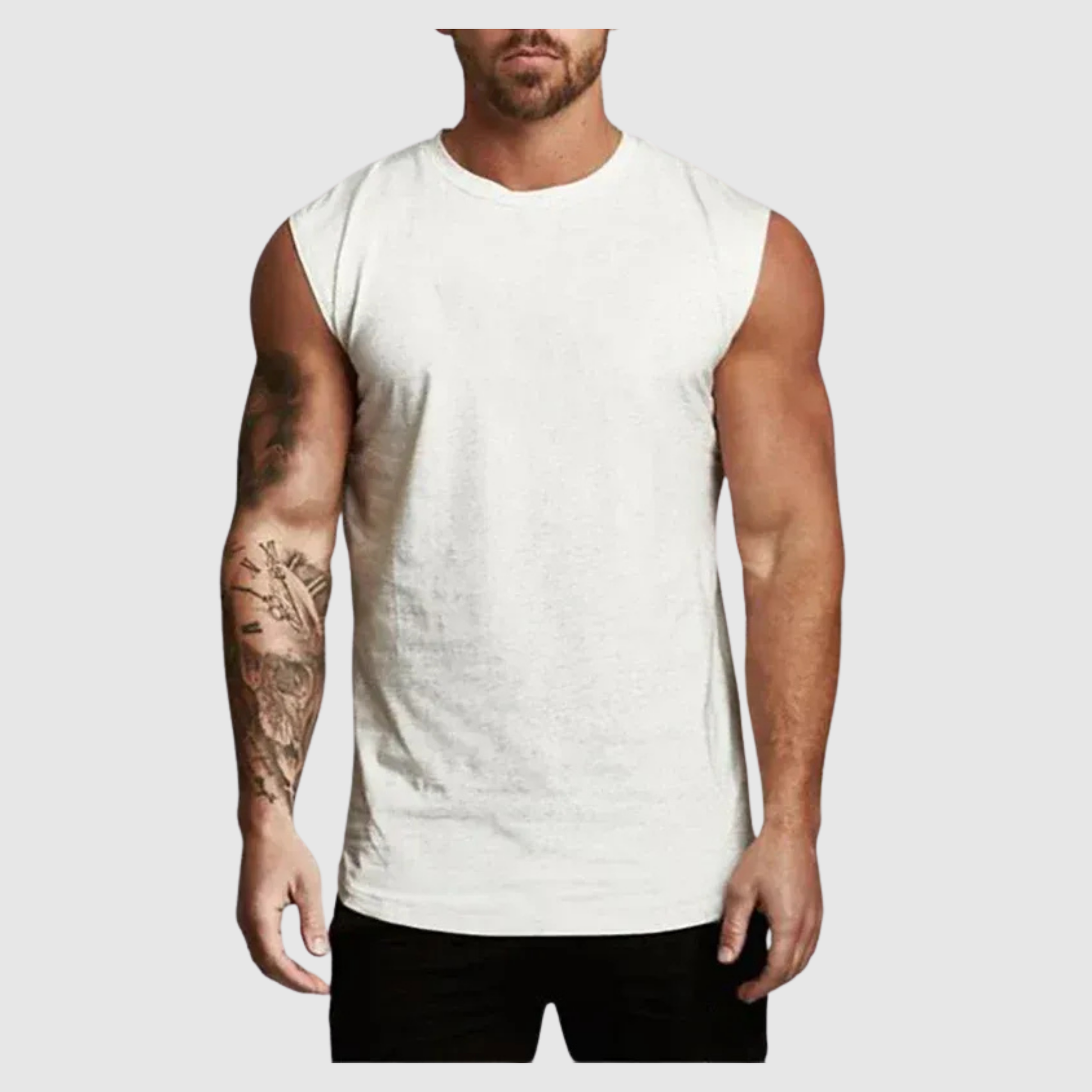Men's Sleeveless Cotton Tank Top 