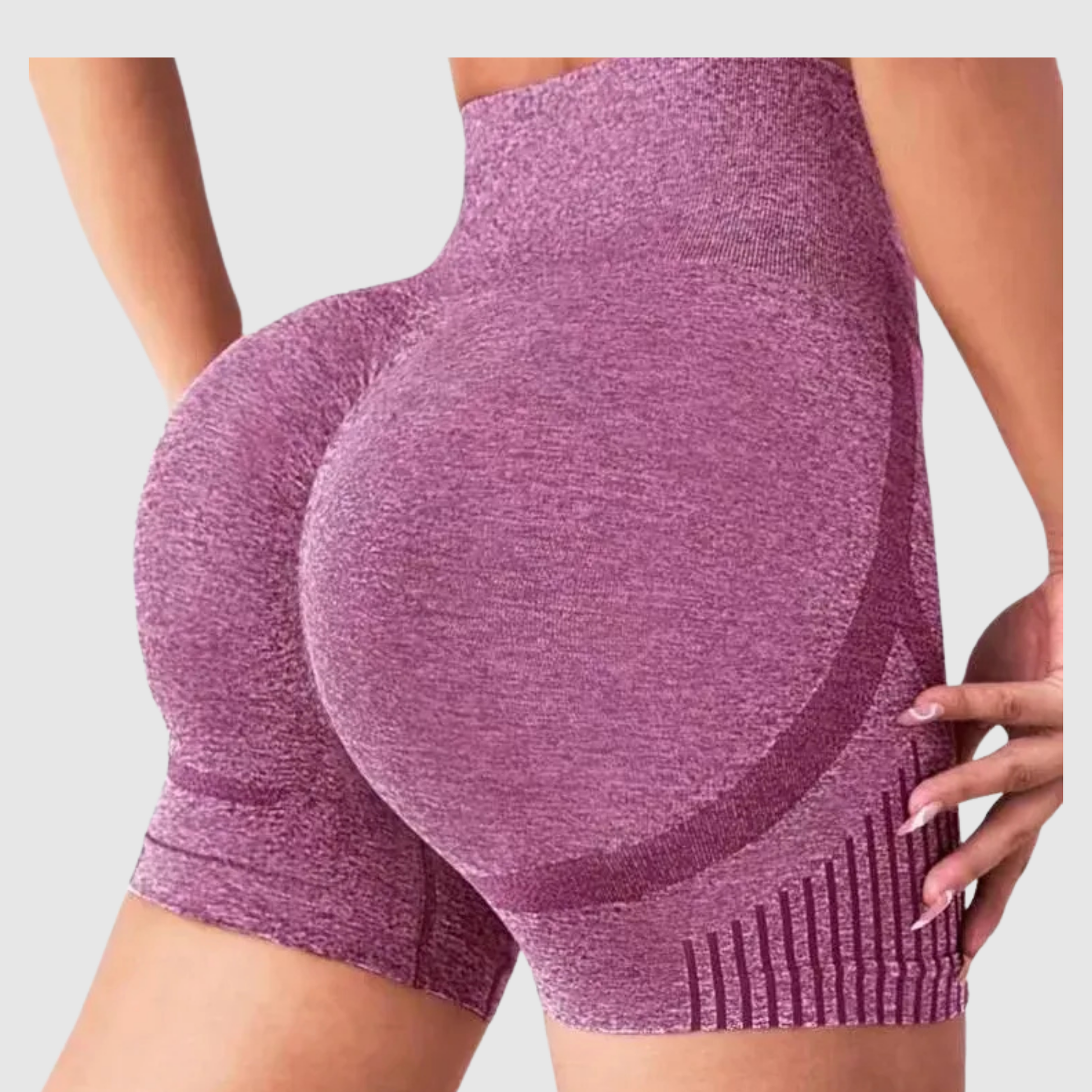 Women's High Waist Push Up Fitness Shorts