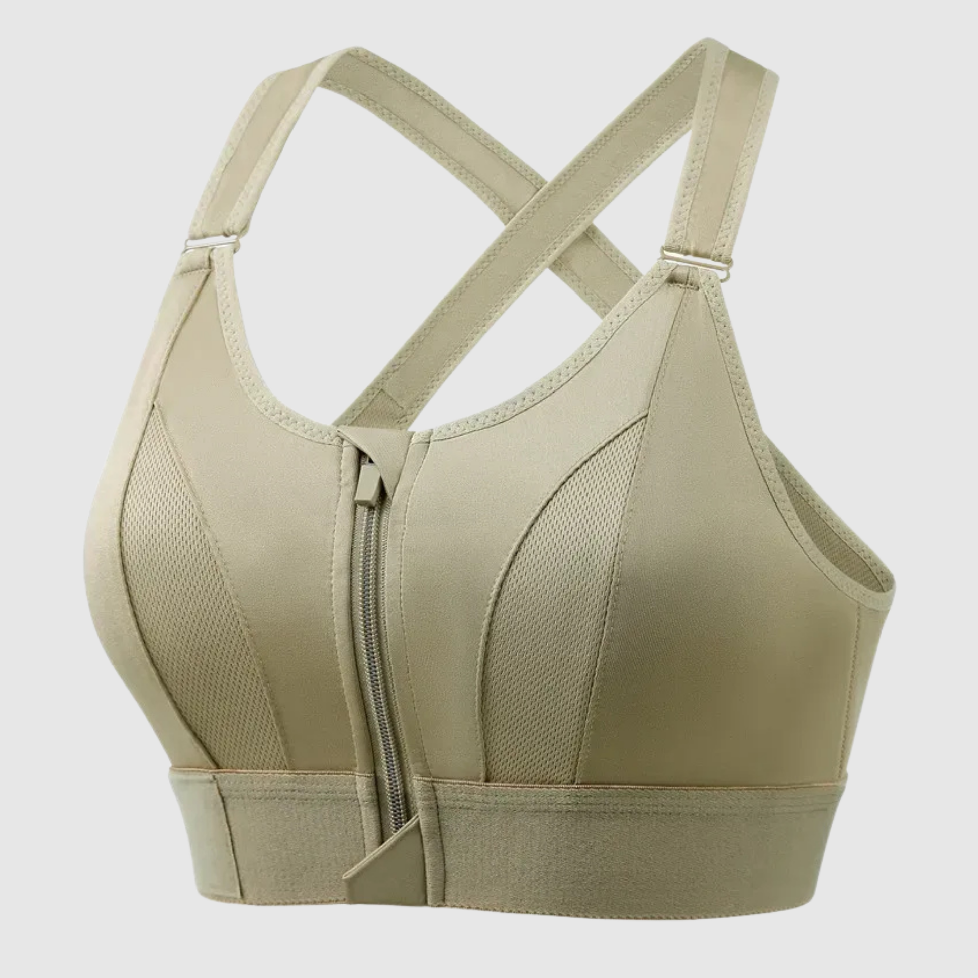Women's Sports Bra Front Closure Adjustable Back Strap 