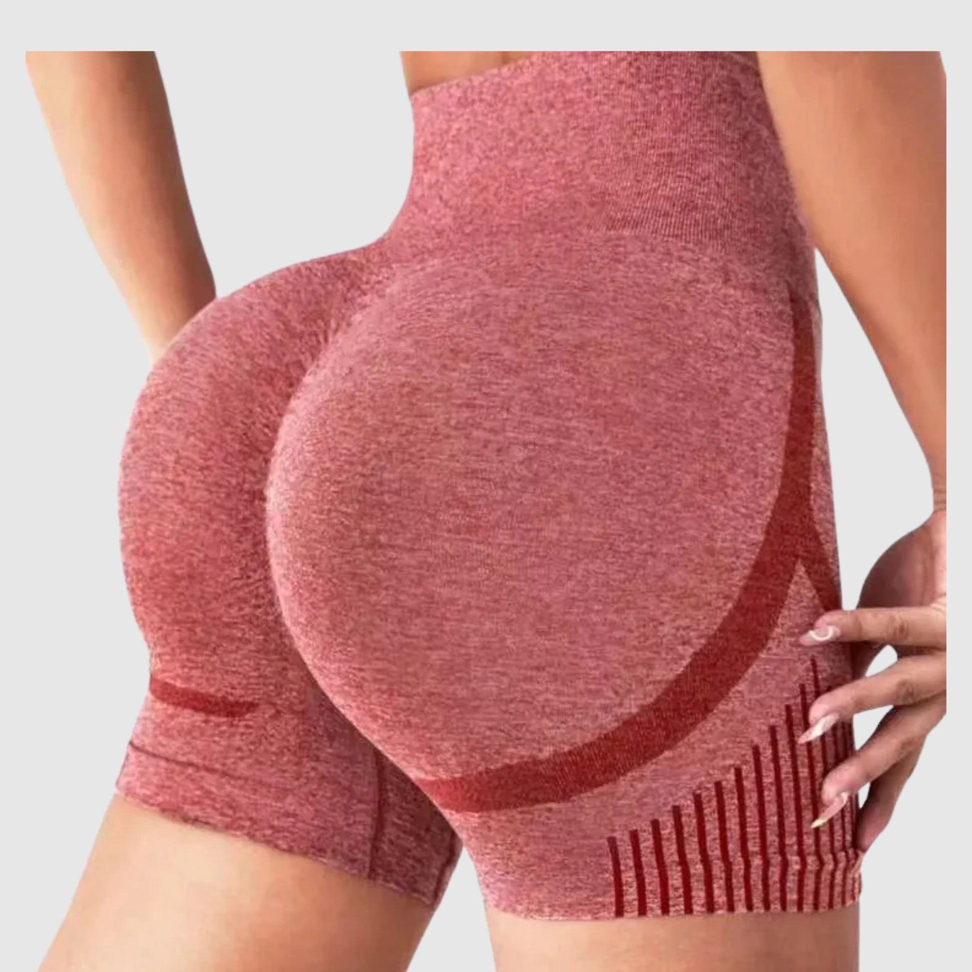 Women's High Waist Push Up Fitness Shorts