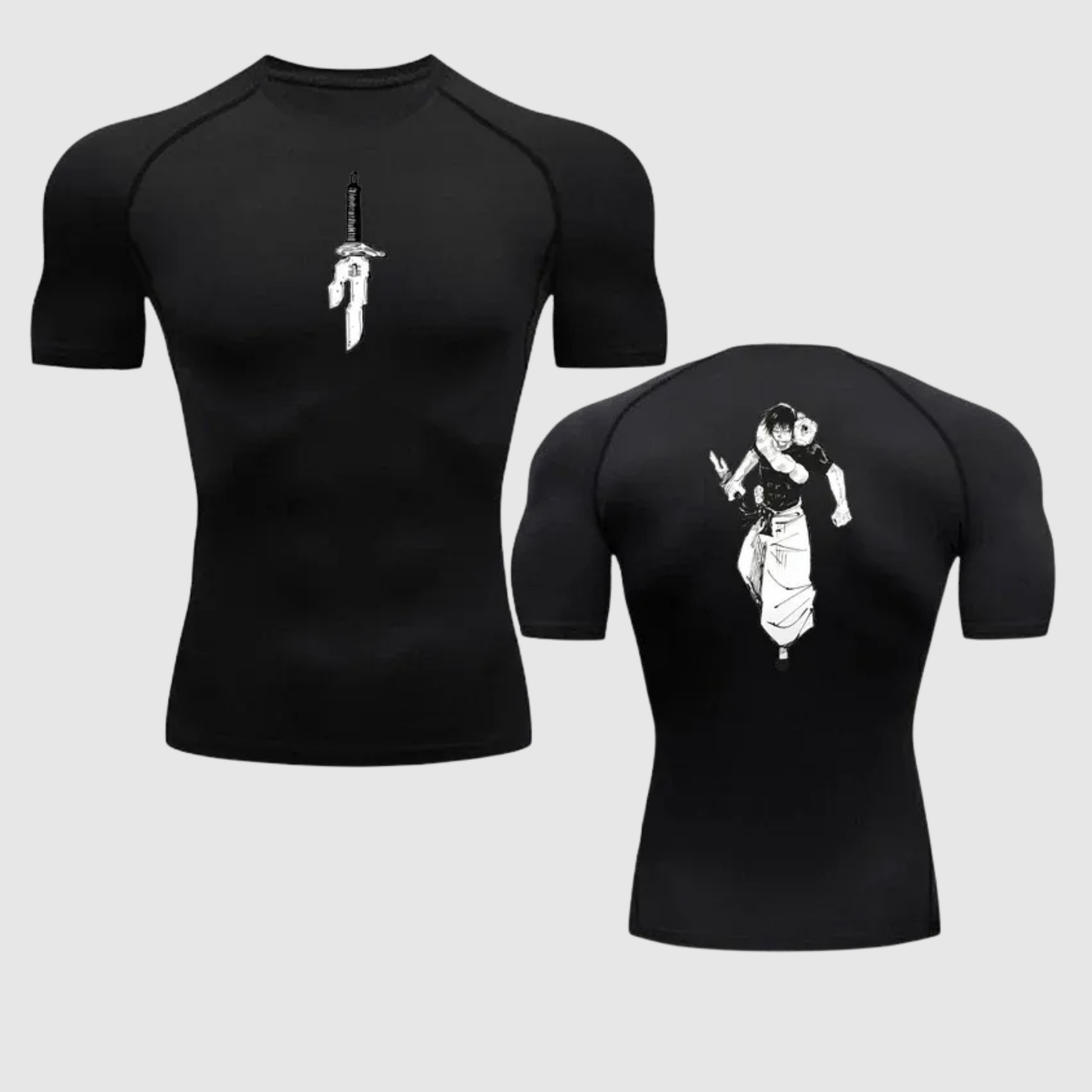 Men's Short Sleeve Rashguard Compression T-shirt 