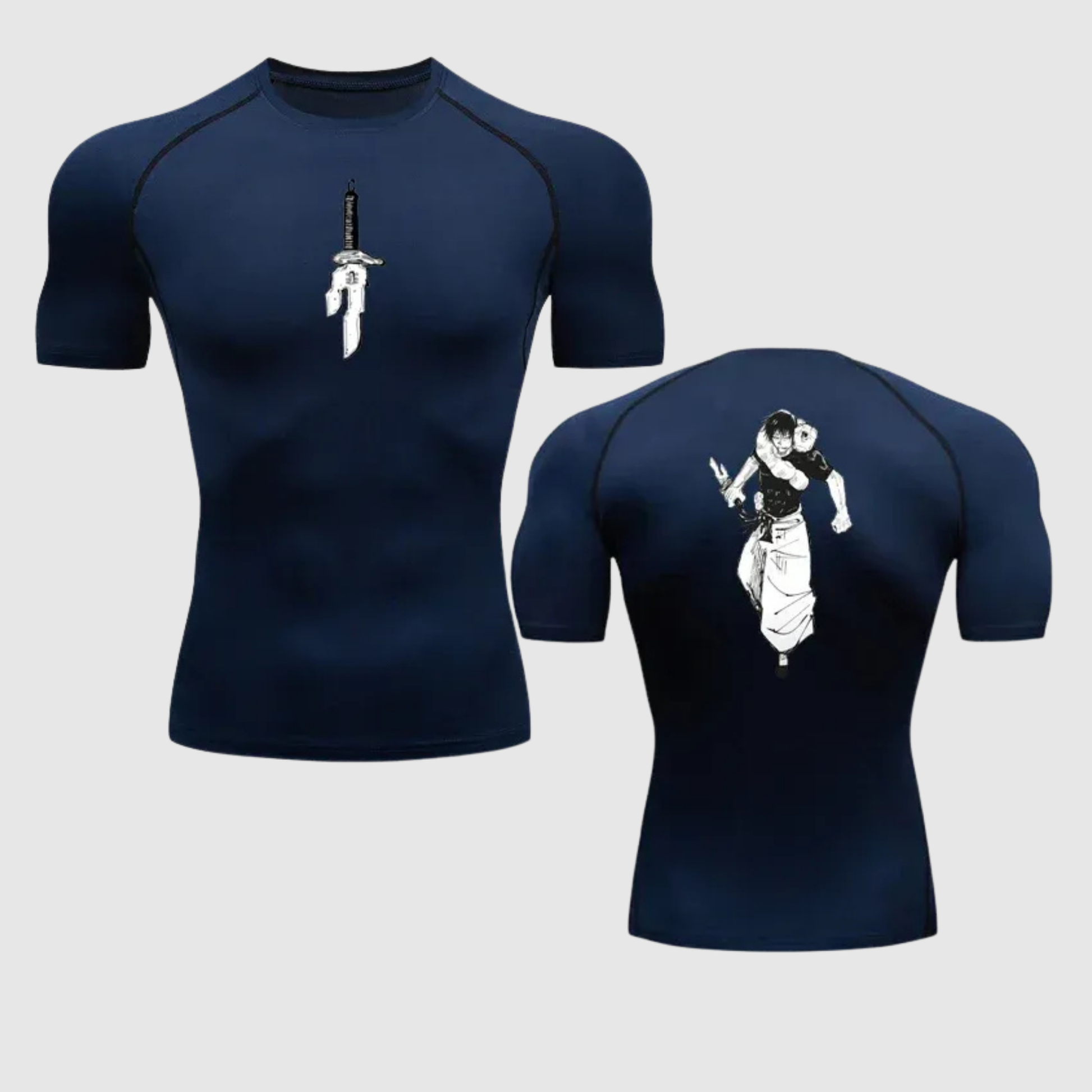 Men's Short Sleeve Rashguard Compression T-shirt 