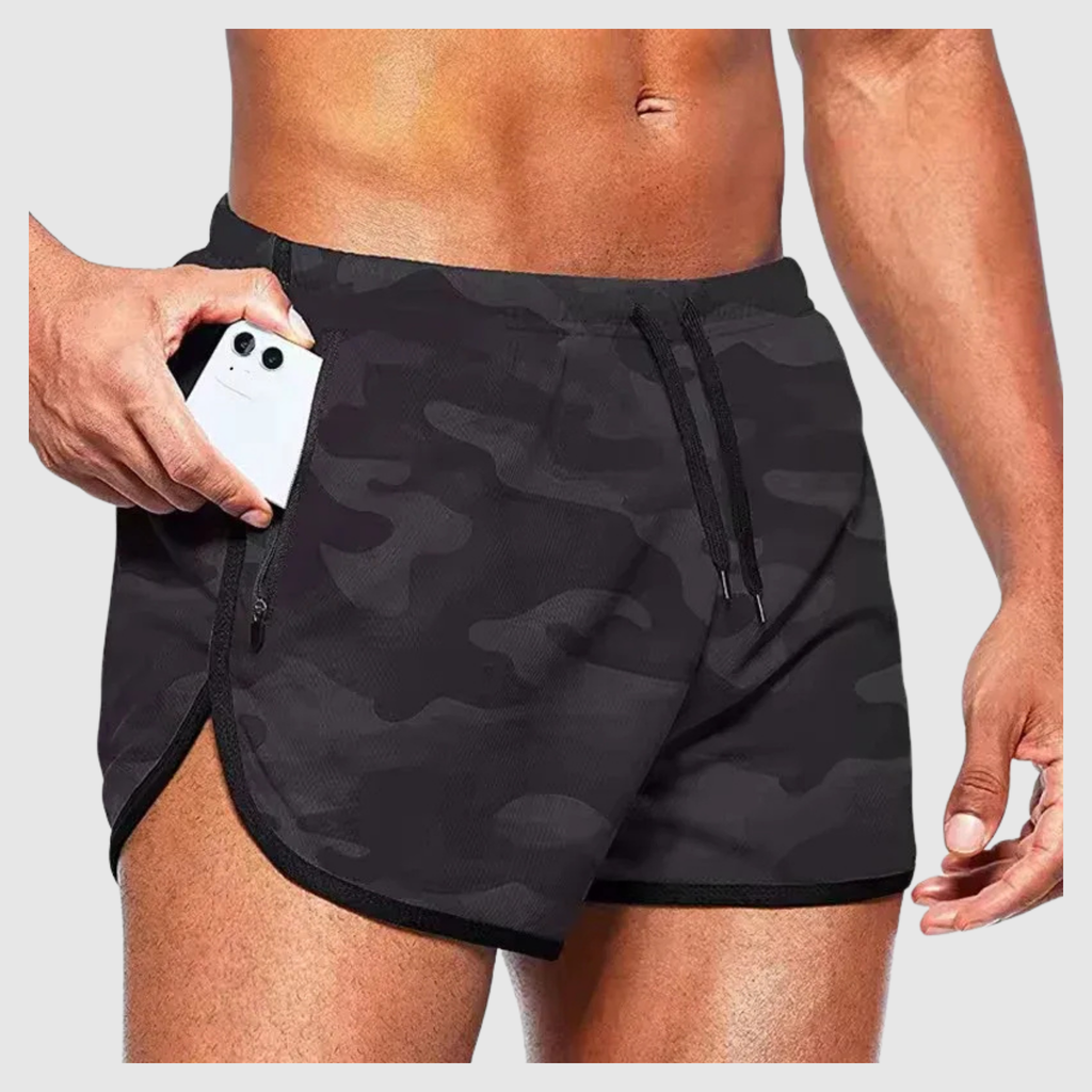 Men's Beach Shorts with Zip Pockets 